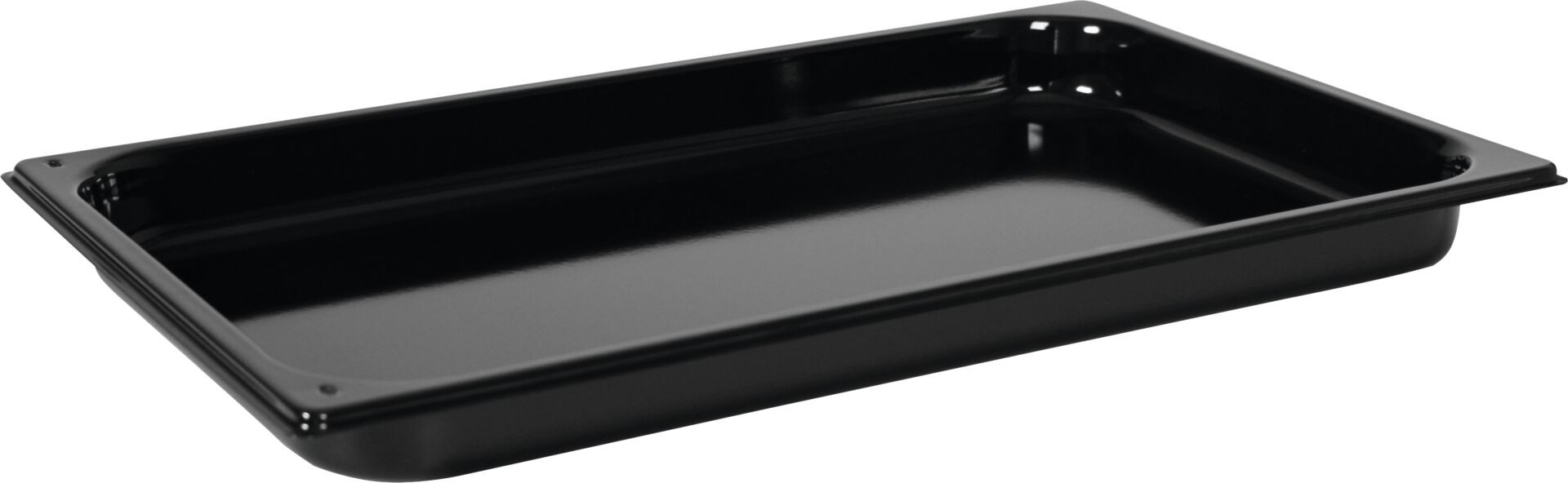 Konvektomatenblech GN, schwarz emaillliert 4 cm tief